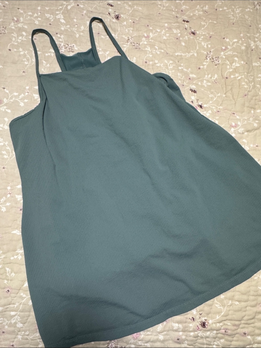 Avia Ribbed athletic dress in Teal